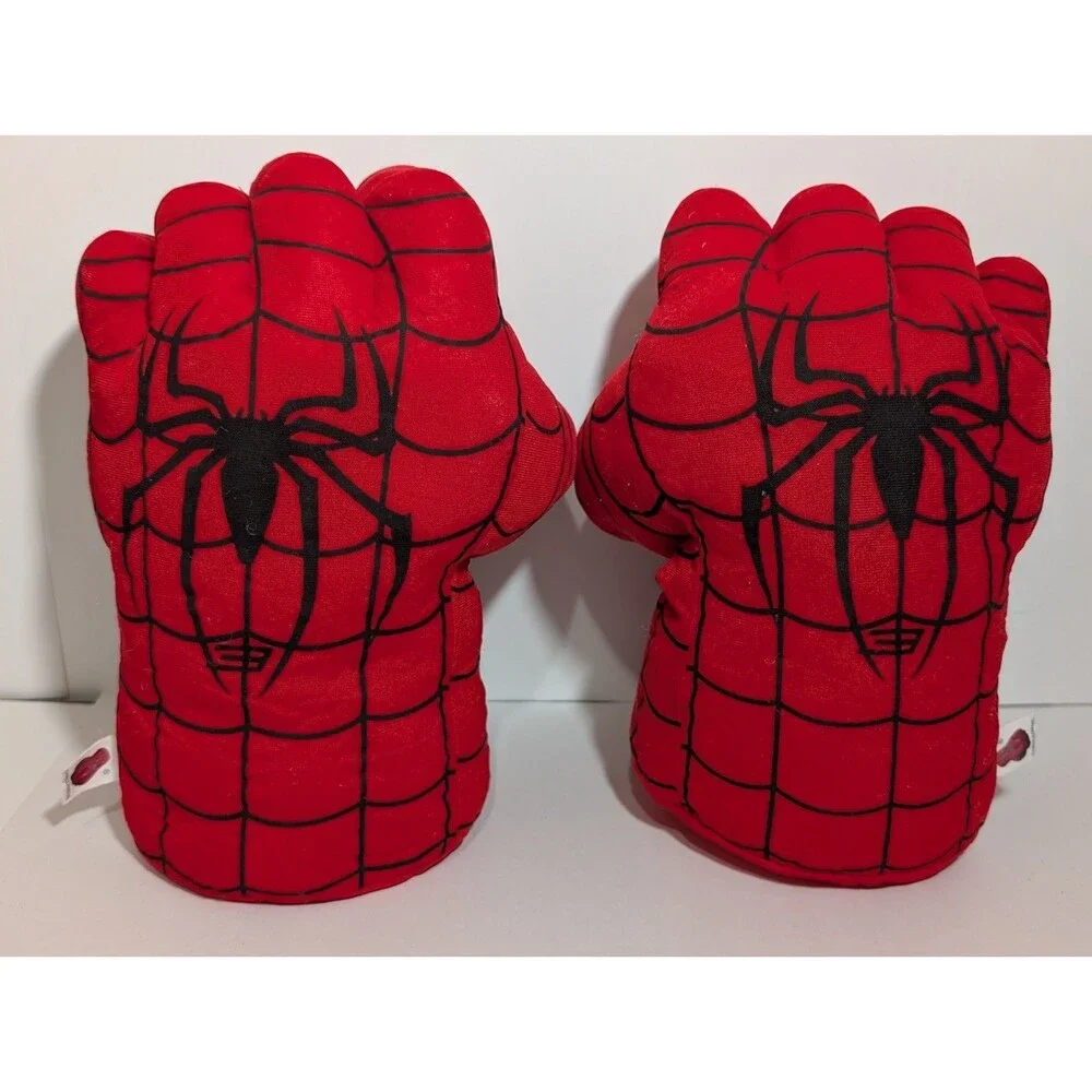 Spiderman 3 Smash Punching Boxing Gloves Costume Kids Cosplay Fists - Plush - Picture 2 of 7